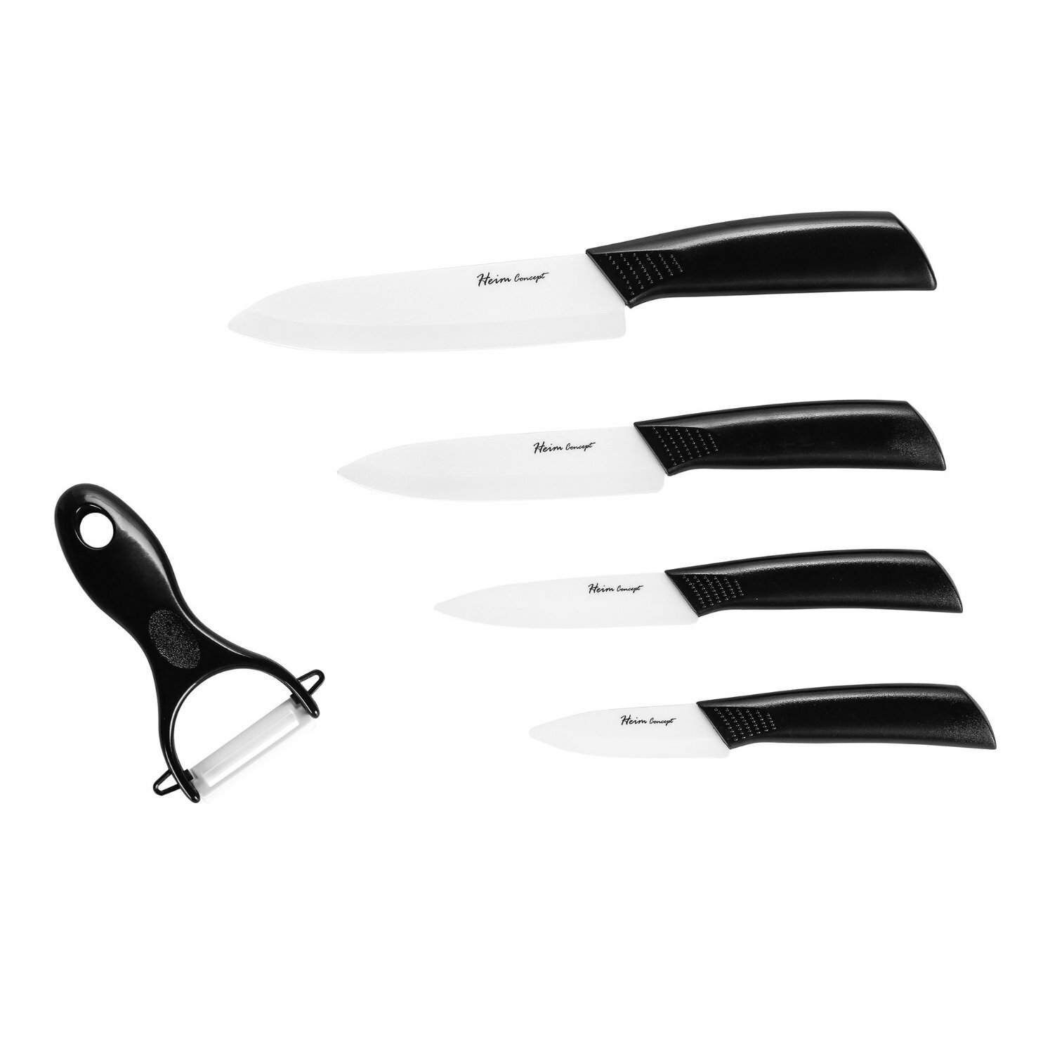  PrinChef Knife Set, 19 Pcs Rust Proof Knives Set for