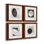 Moderniste Neutre I - ensemble de 4 impressions sur toile encadrées-1470689795-1470689792