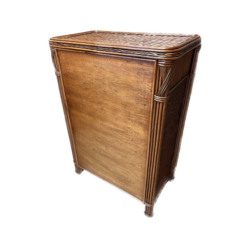 Commode 5 tiroirs Woodlake, Brun