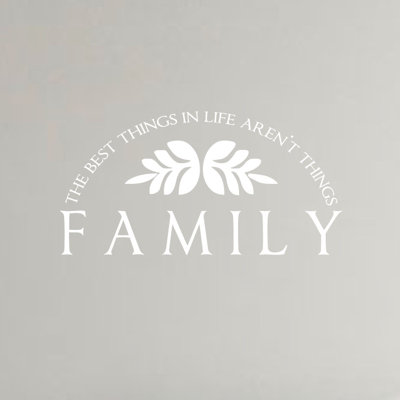 Text & Numbers Non-Wall Damaging Wall Decal