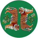 Tiger Seeing Double 16" Vinyl Placemat
