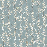 Spring Blossom Sakura Row Tree Stem 33' L x 21" W Wallpaper Roll