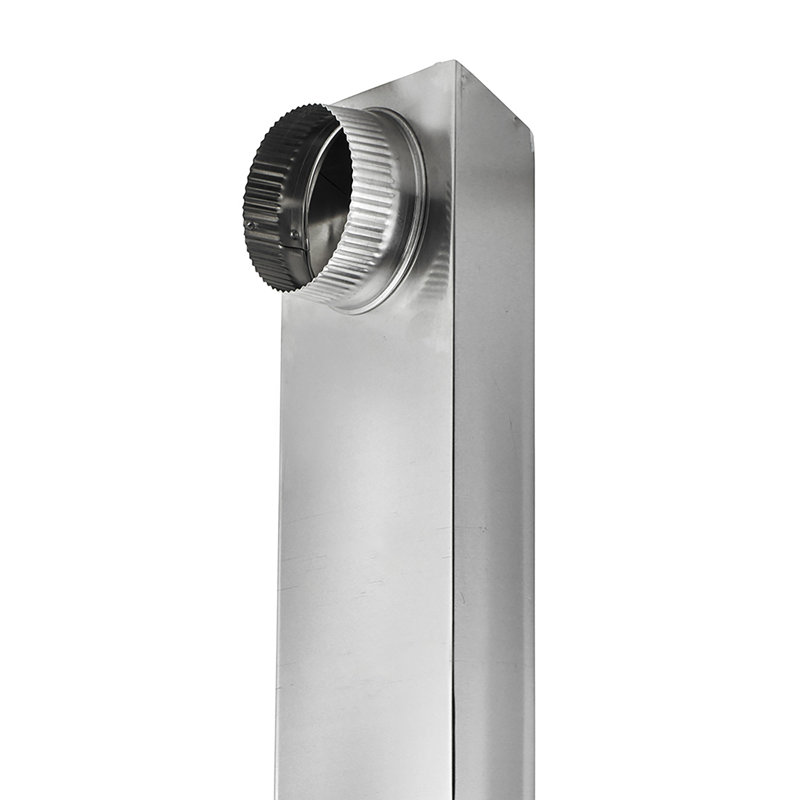 Lambro® Periscope 90° Rectangular Aluminum Dryer Duct (18-30 In.), 4.5" H x 6" W x 22.75" D