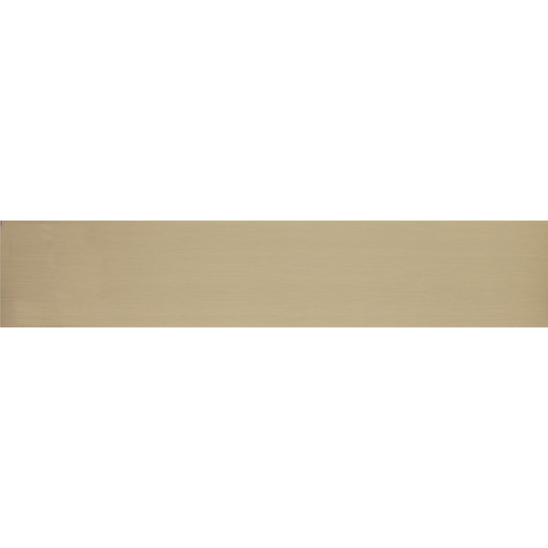 Screw Mount Kick Plate, 8" H x 28" W x 0.05" D, Antique Brass