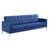 Similicuir bleu marine est en rupture de stock