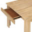 TREXM 7-Piece Wooden Dining Table Set Mutifunctional Extendable Table With 12" Leaf And 2 Drawers-1421385229-1421385226-1421385225