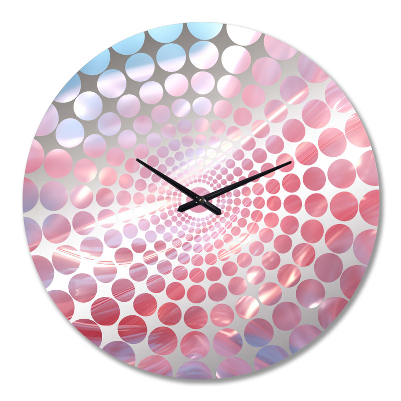 Whitherspoon - Horloge murale géométrique abstraite, Très grand