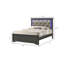 Ensemble de chambre à coucher standard 4 pièces Mayodan-1660250026-1660237614
