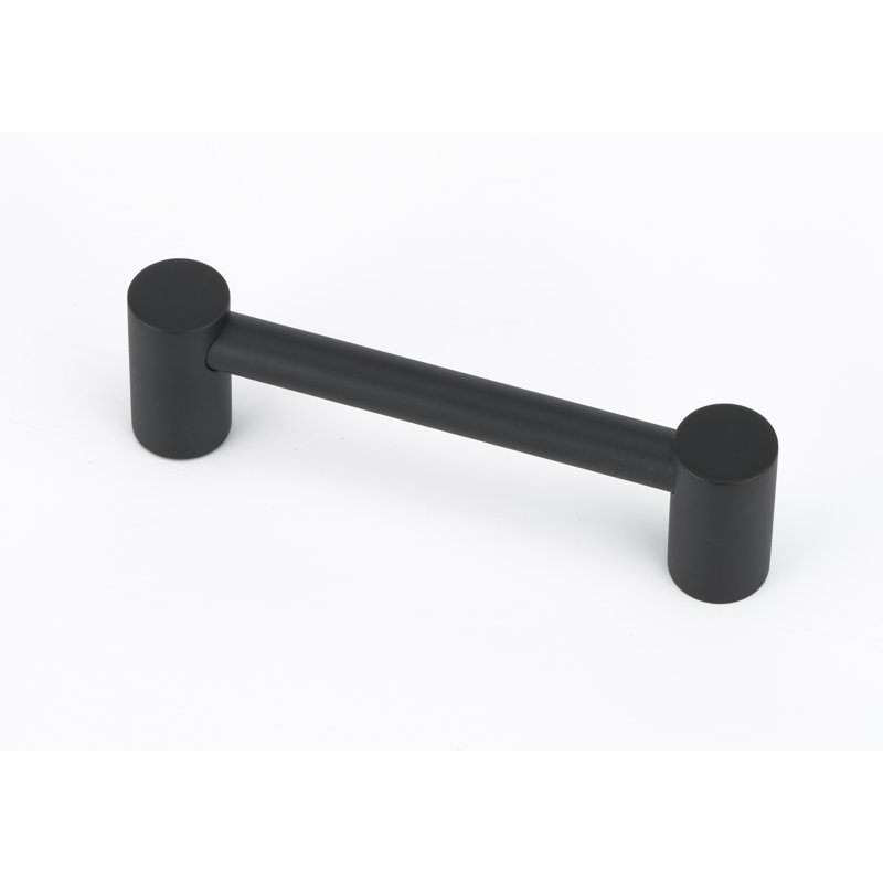 Contemporary I Bar / Handle Pull, Matte Black, 3"