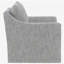 Fauteuil pivotant gris Merced