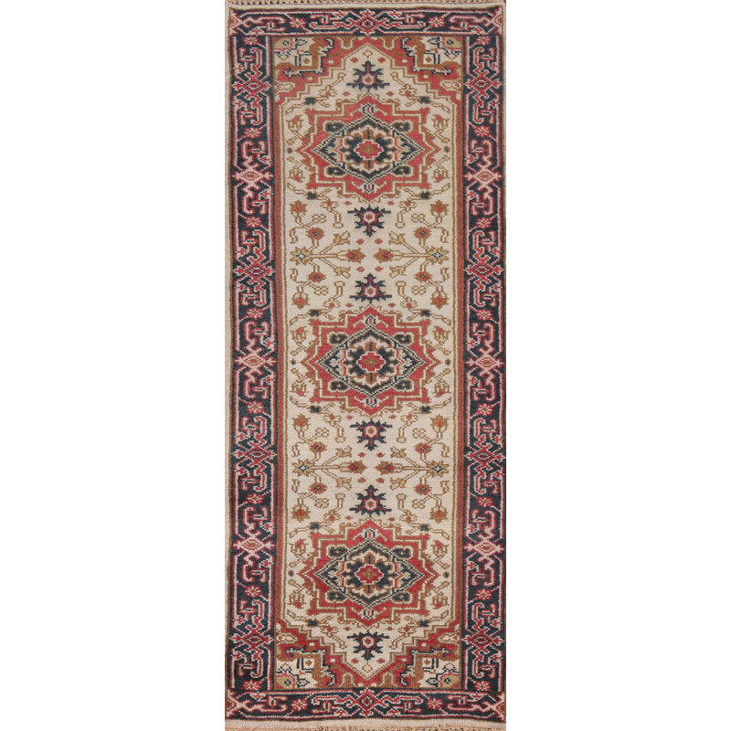 Tapis de couloir oriental géométrique 3x8