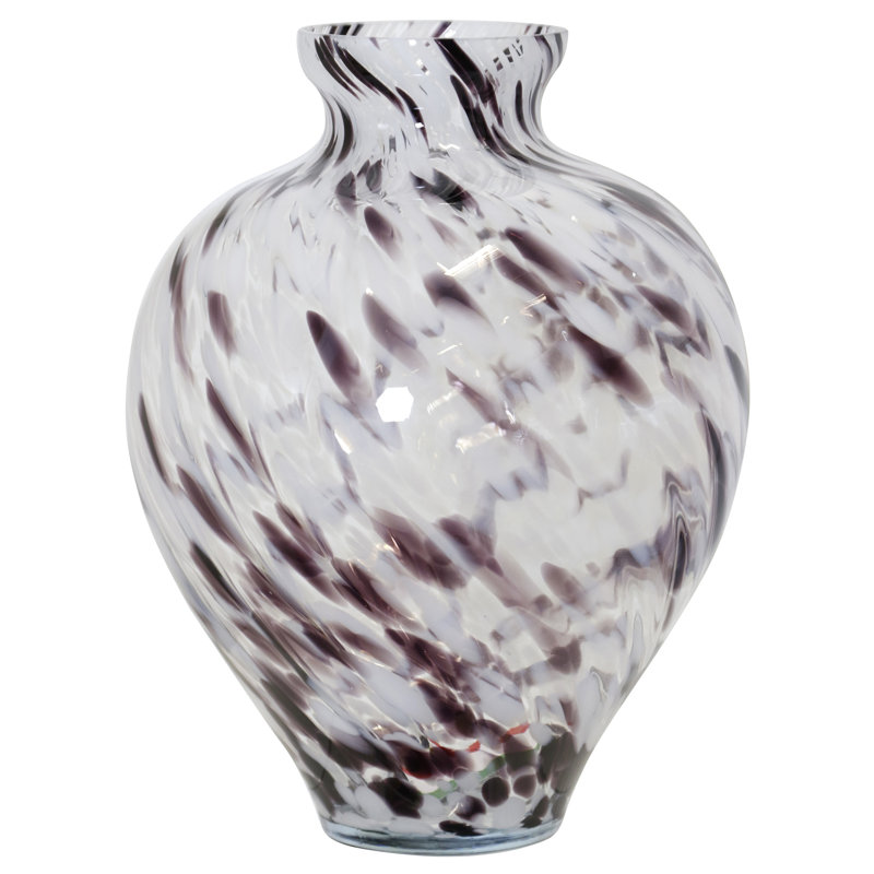 17" Raimundas Spiral Vase - Black Mood Finish