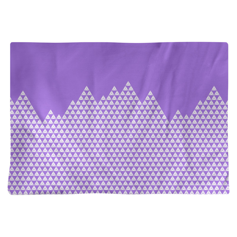 Napperon en coton 18 po Mountain, Mauve