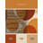 Machine Washable Kirkwood Orange Modern & Contemporary Rug in Brown – Beige Binding-974153759