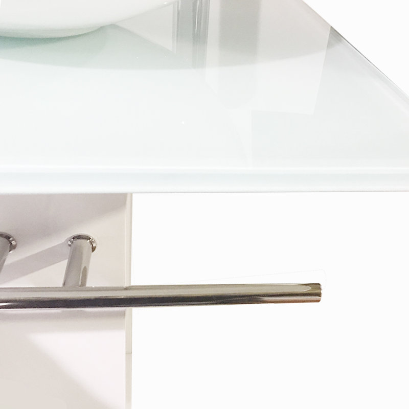 QieRao BV019S 35'' Tall Oval Pedestal Bathroom Sink with Faucet and Drain
