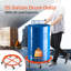 Chariot tambour 55 gallons, chariot robuste avec cadre en acier et roulettes pivotantes