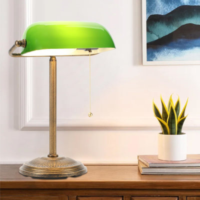 Vintage Desk Lamp with Pull Chain Switch