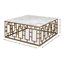 Brass Gate Solid Wood Coffee Table