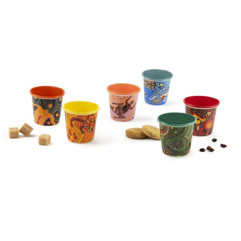 Aboriginal Porcelain Espresso Cup