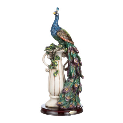 Floreat The Peacock's Sanctuary Figurine
