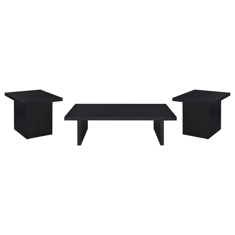 Ensemble de 3 tables basses et tables de bout Caroline Black