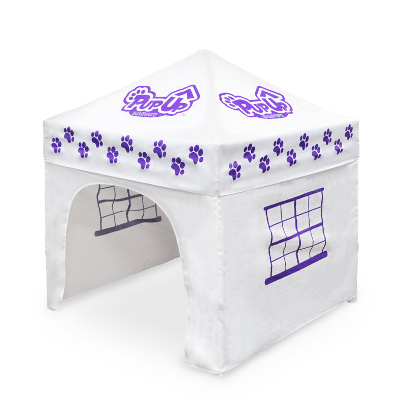 Niche pour chien pupup auvent, H 32 po x l 25 po x P 25 po