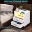 Demyra 45cm W Manufactured Wood Bedside Table-687846414