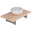 Pallara 600 mm Single Vanity with Vessel Ceramic Basin-436629205-436629206