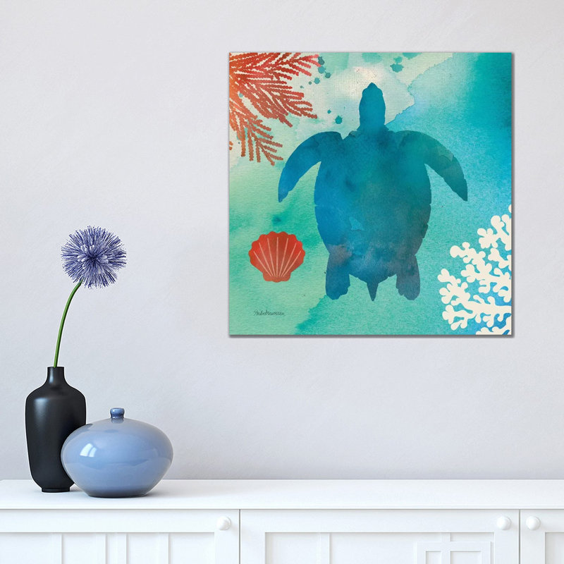 Under The Sea II by Studio Mousseau - Wrapped Canvas Print, 45.72 cm H x 45.72 cm W x 1.91 cm D