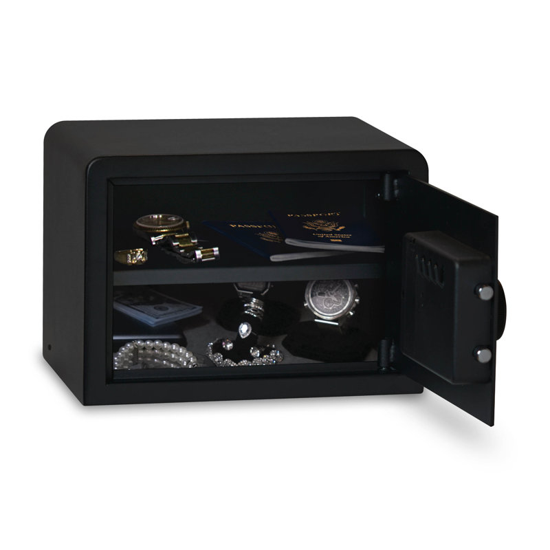 Home and Office Security Safe with Electronic Lock, 10" H x 14" W x 10" D