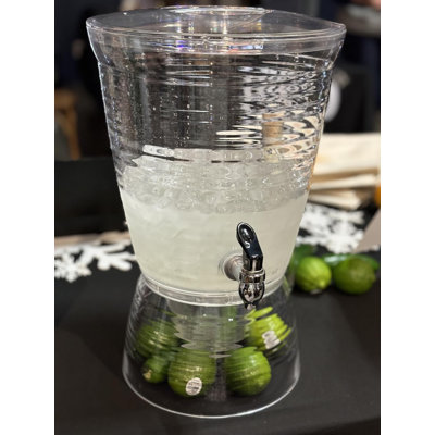 Bark Beverage Dispenser, 2.5 Gallon, Clear, (Pack Of 1)