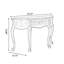 Console en bois de noyer américain semi-circulaire-1920886806