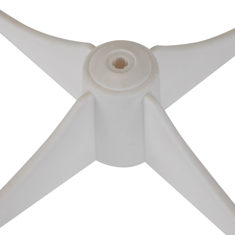 Support d'arbre de Noël pour arbres artificiels de 3 à 4 pi, H 2 po x l 10 po x P 10 po, Blanc