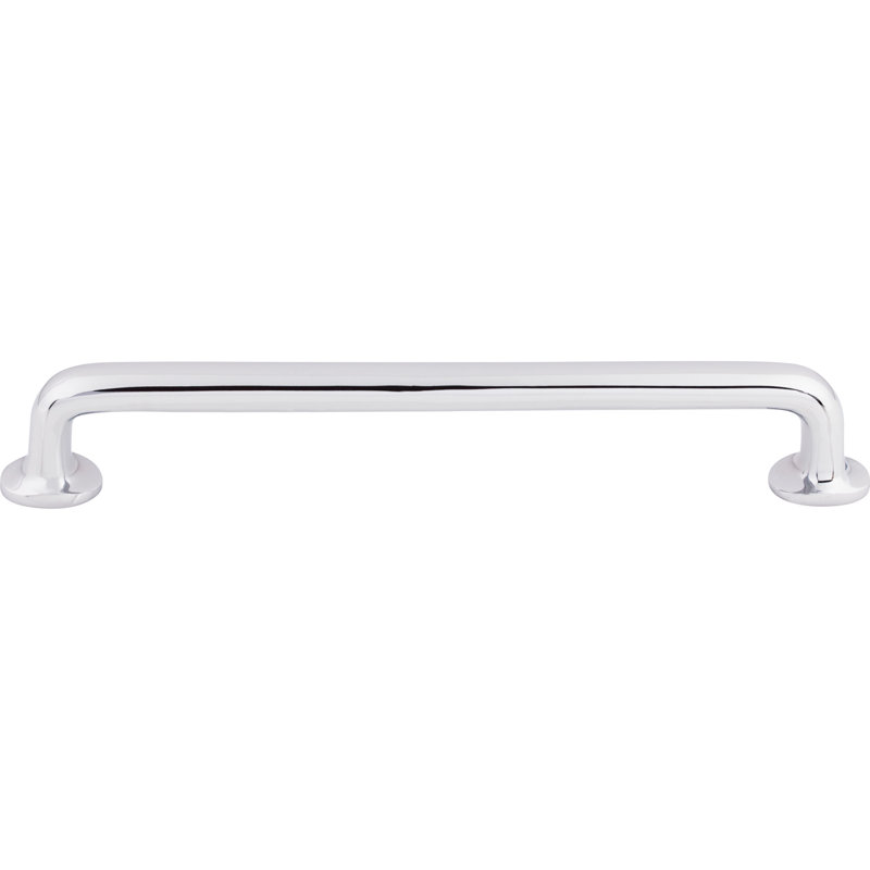 Aspen II Rounded Appliance pull, Polished Chrome, 9" Center to Center