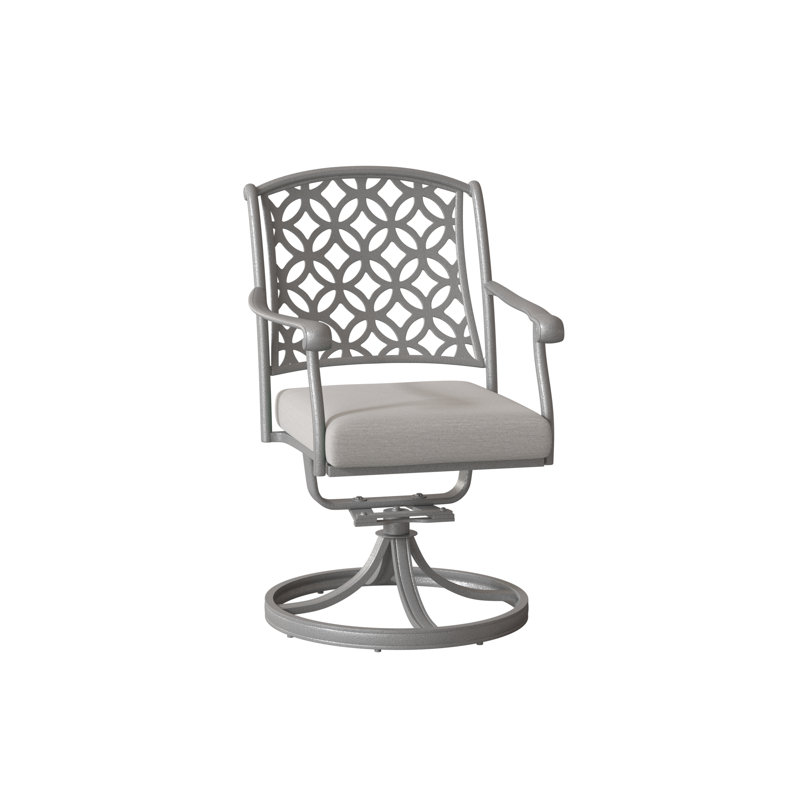 Casa Outdoor Dining Armchair, Pewter, Impact Vapor Gray Sunbrella®