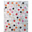 Falling Squares Cowhide Argyle Area Rug-1102488907