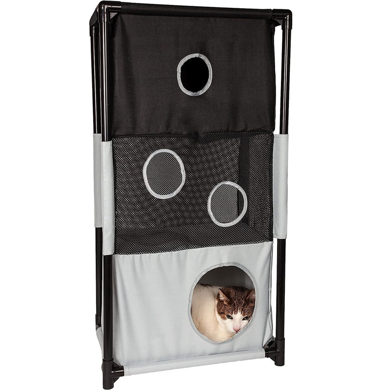 Lit rectangulaire pour chat, Noir