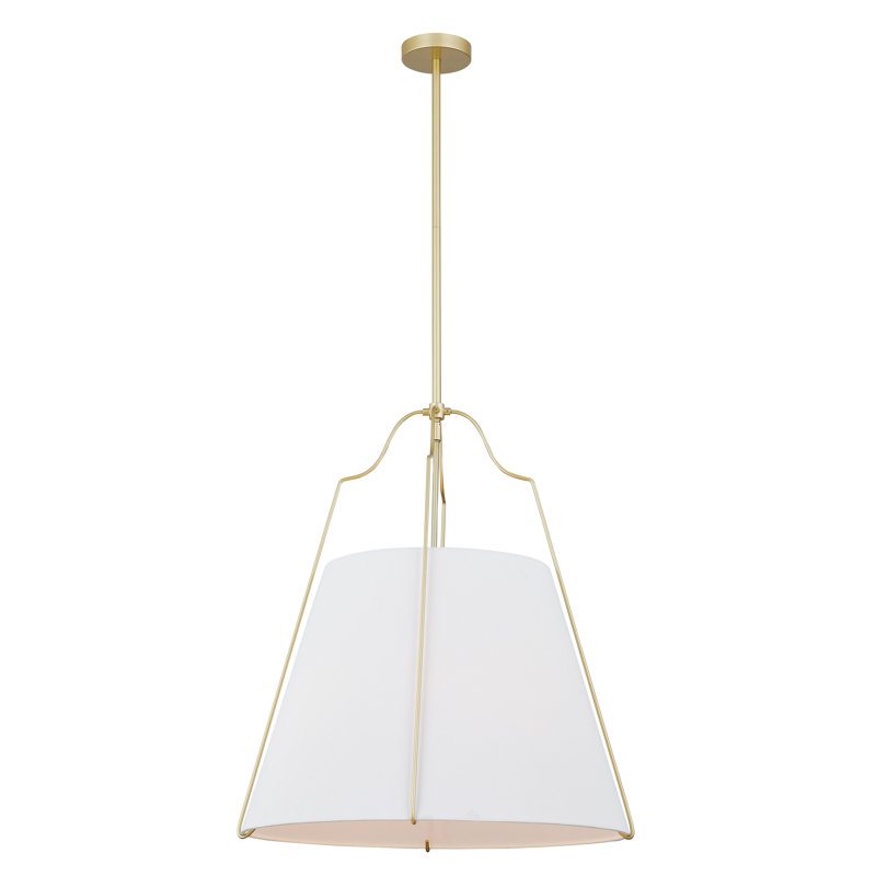 Luminaire suspendu en métal Suri, laiton poli