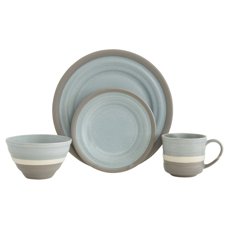 Service de table 16 pièces Harper Mist, Bleu