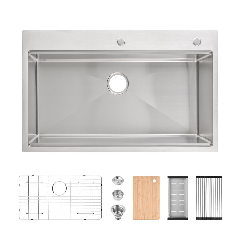 DEFFC-fde50 Undermount Single Bowl Kitchen Sink