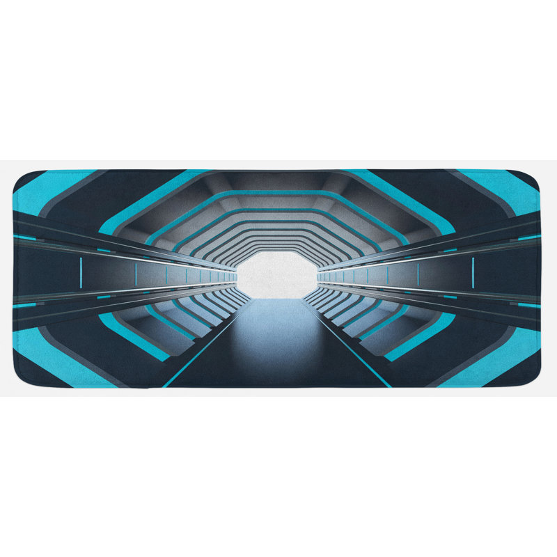 Modern & Contemporary Polyester Kitchen Mat