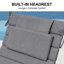 Coussin de chaise longue d'extérieur de 80 po avec appui-tête-2100710511-2100710506