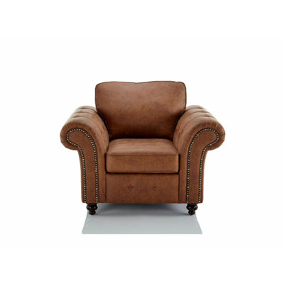 Bodnar Faux Leather Armchair