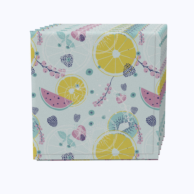 Cotton Twill No Pattern Square Napkin