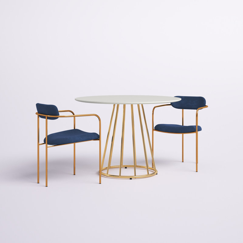Venice Pedestal Dining Set, 3 Pieces