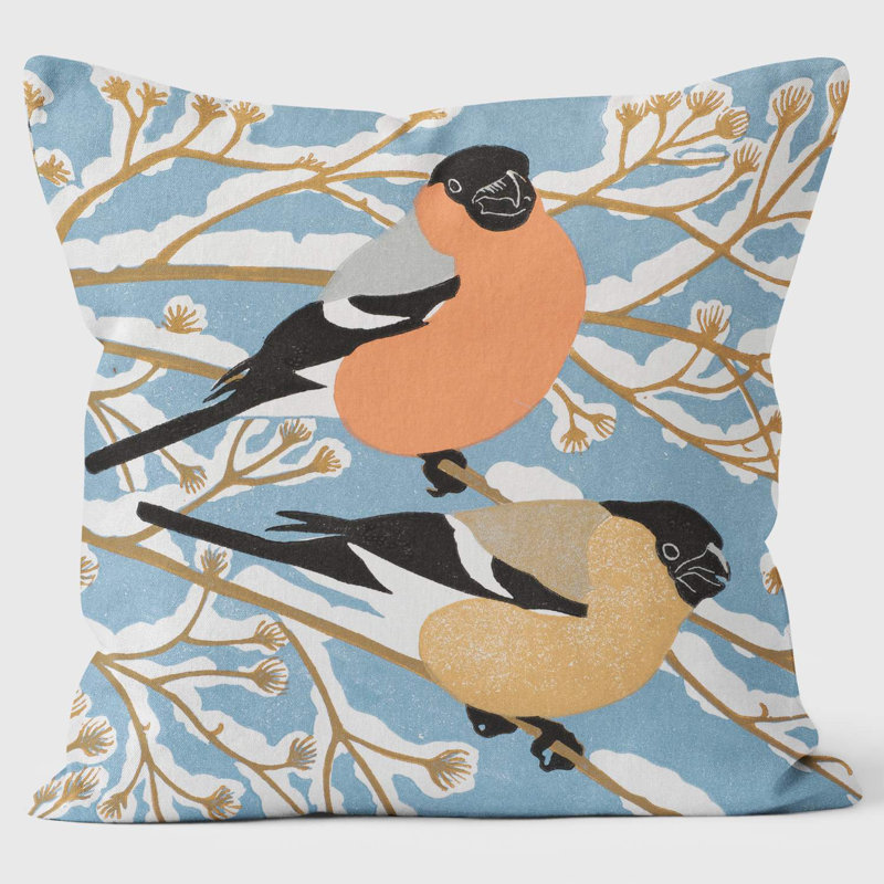 Bullfinches - Robert Gillmor Cushion