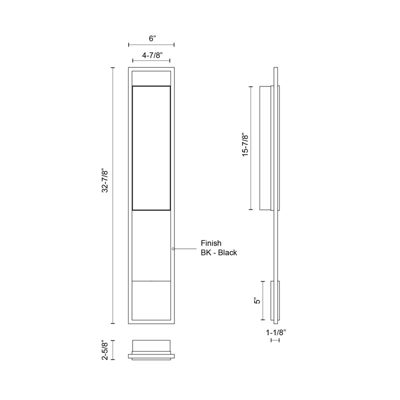 Aspen - Light LED Outdoor Wall Light