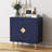 Decorative Cabinet With Decorative Relief Pattern Doors