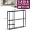 Aaban 3 Piece Metal Floating Shelf