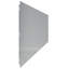 25cm H x 103cm W Galvanised Steel Hardware